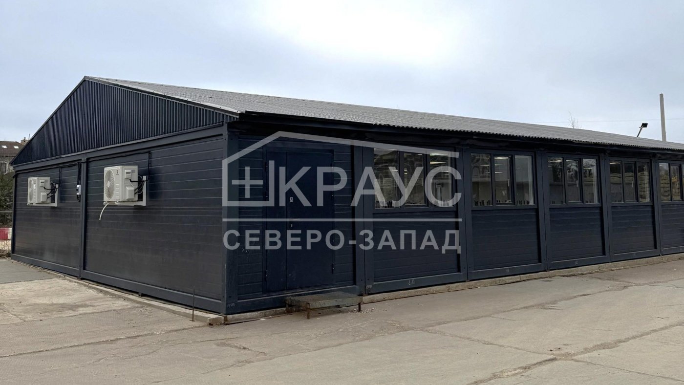 Модульная столовая для рабочих на 120 посадочных мест СТК «КРАУС»